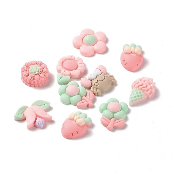 Opaque Resin Cabochons