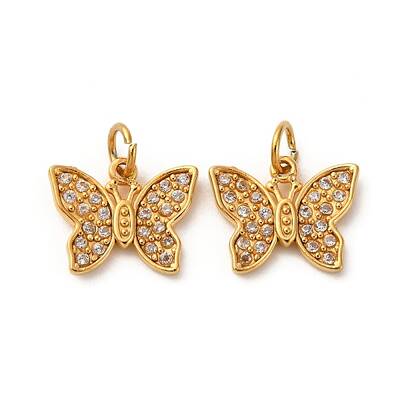 304 Stainless Steel Rhinestone Pendants
