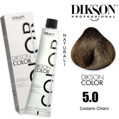 Dikson Color 120 Ml 5.0 - 5N Light Brown