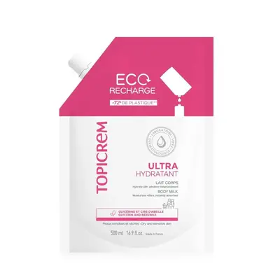 Topicrem Ultra Moisturizing Body Milk Eco-Recharge 500ml