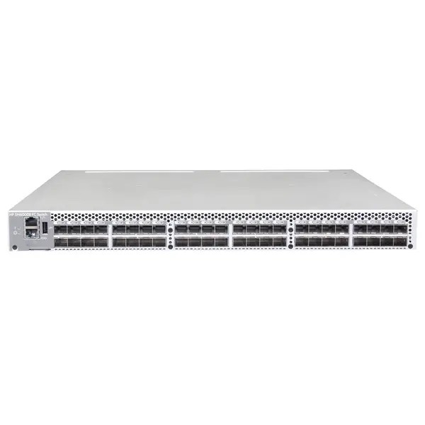 QK754C#ACD HP SN6000B 48-Ports 24 x 16GB Active Ports SFP+ 10Base-TX Layer 2 Managed 1U Rack-mountable Fibre Channel Switch