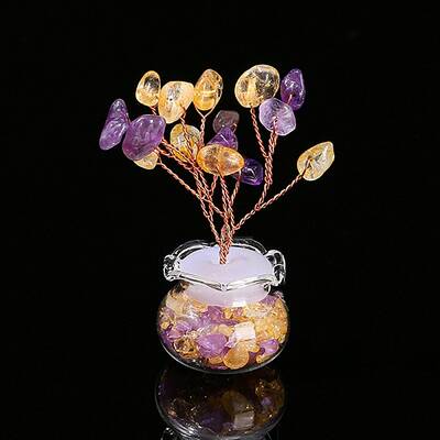 Natural Ametrine Chips Tree Decorations