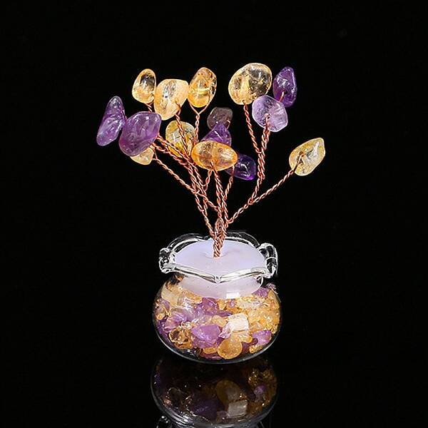 Natural Ametrine Chips Tree Decorations