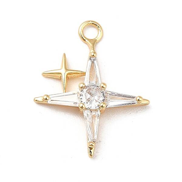 Brass Cubic Zirconia Pendants