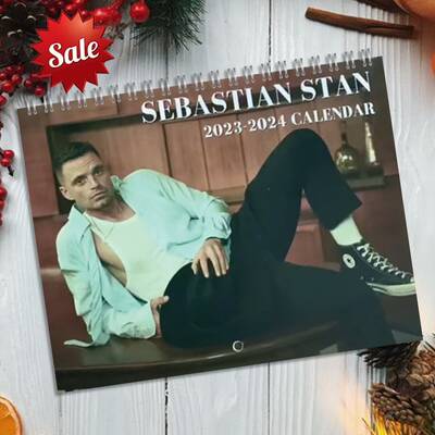 Sebastian Stan Wall Calendar 2024, Wall Calendar 2024, Sebastian Sta