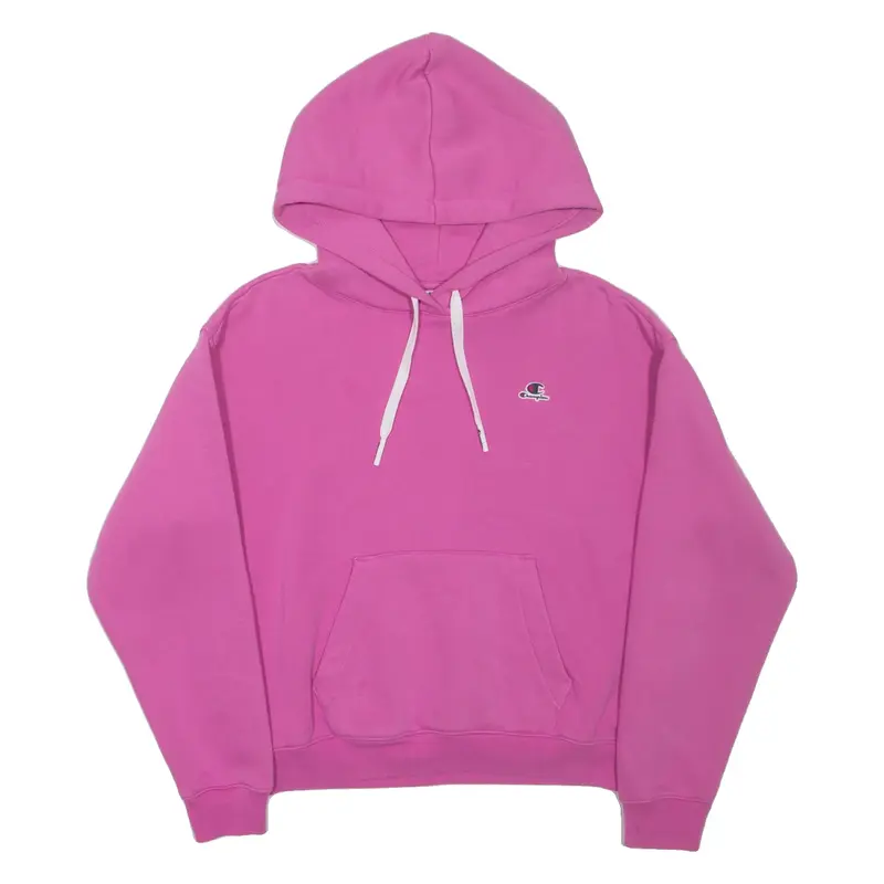 CHAMPION Womens Pink Hoodie M