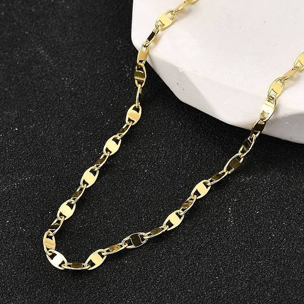 Brass Mariner Link Chain Necklaces