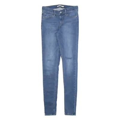 LEVI'S 710 Womens Jeans Blue Slim Skinny W27 L32