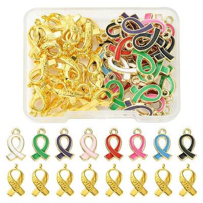 60Pcs 2 Style Alloy Pendants