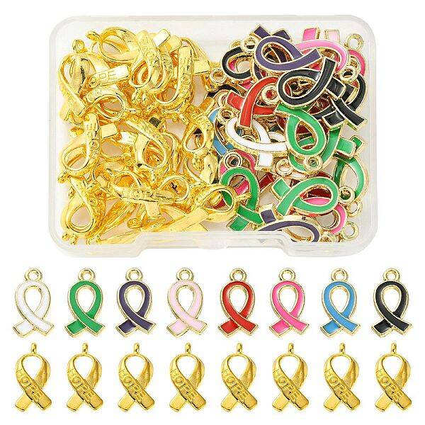60Pcs 2 Style Alloy Pendants