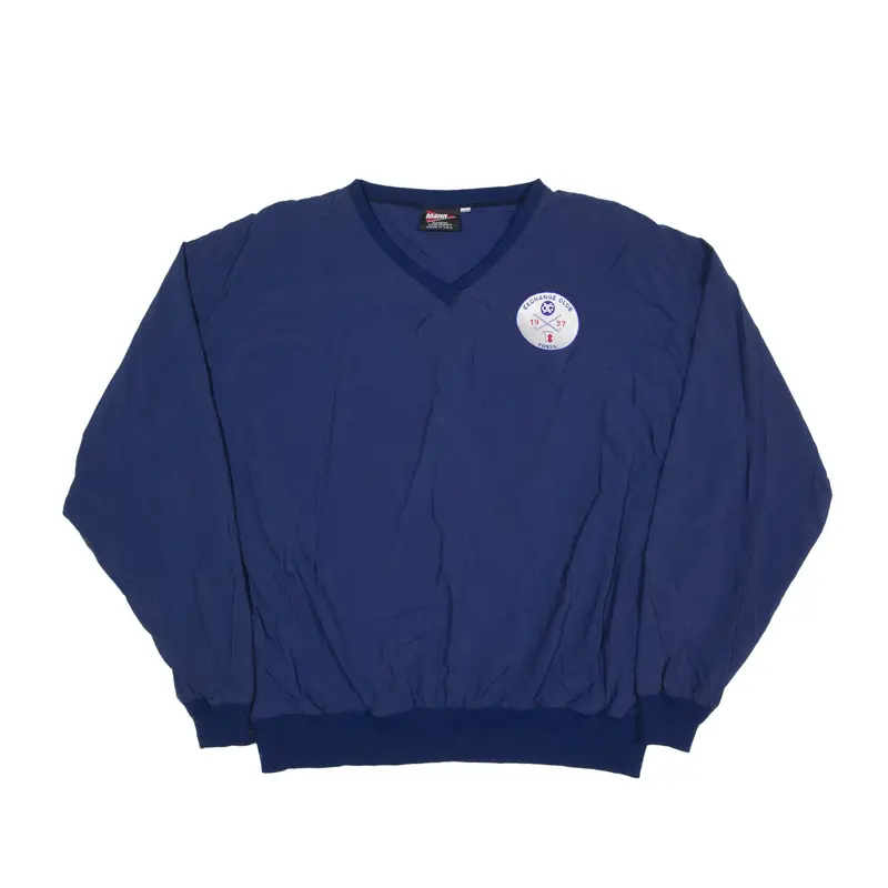 MAHR Exchange Club Sweatshirt Blue V-Neck Mens 2XL