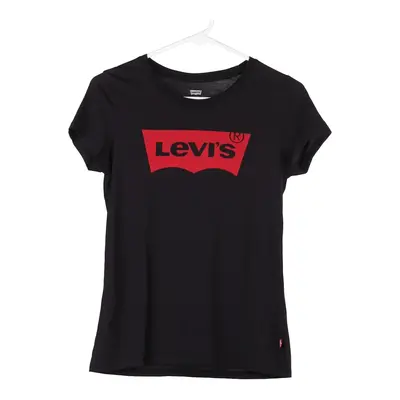 Levis Spellout T-Shirt - XS Black Cotton Blend
