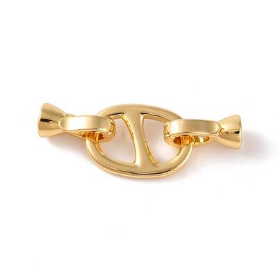 Brass Fold Over Clasps