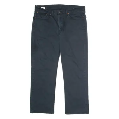 LEVI'S 514 Mens Twill Trousers Blue Regular Straight W36 L28