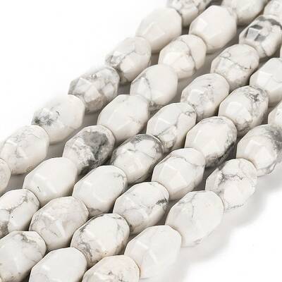 Natural Howlite Beads Strands
