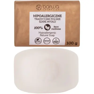 Barwa Cosmetics Hypoallergenic Grey Soap 100g