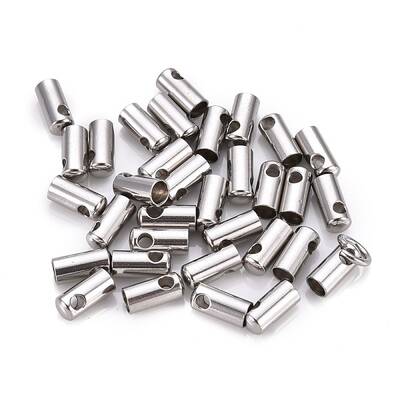 Tarnish Resistant 201 Stainless Steel Cord Ends