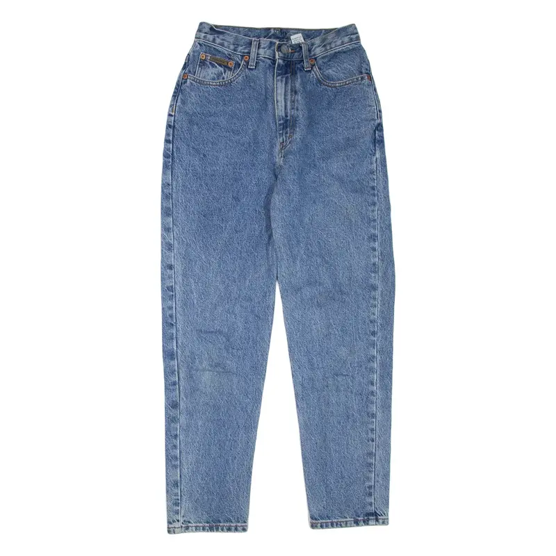 CALVIN KLEIN JEANS Womens Jeans Blue Regular Tapered W24 L28