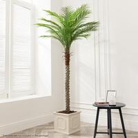 7/8/9FT Lifelike Artificial Palm Tree - Tropical Fake Plants for Yard Home Garden Decoration Tall Green Foliage No Trimming  ...