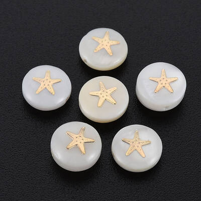 Natural Freshwater Shell Beads