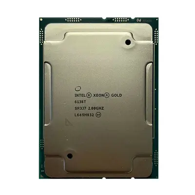 SR3J7 Intel Xeon Gold 6138T 20-Core 2.00GHz 10.40GT/s UPI 27.5MB L3 Cache Socket LGA3647 Processor