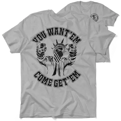 Come Get'em - Heather Gray T-Shirt