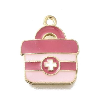 Medical Theme Alloy Enamel Pendants