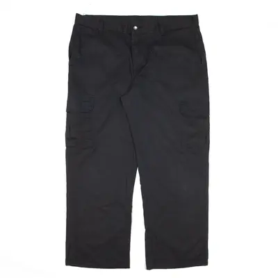 DICKIES Cargo Workwear Black Trousers W38 L29