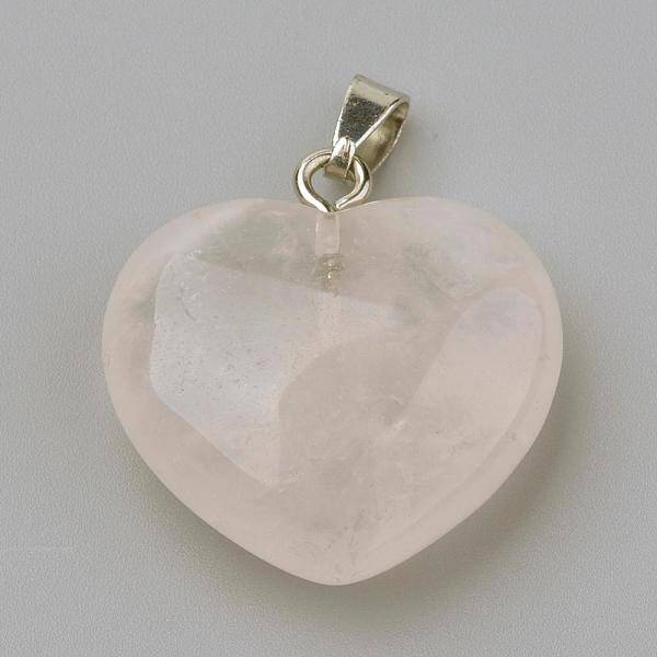 Natural Rose Quartz Pendants