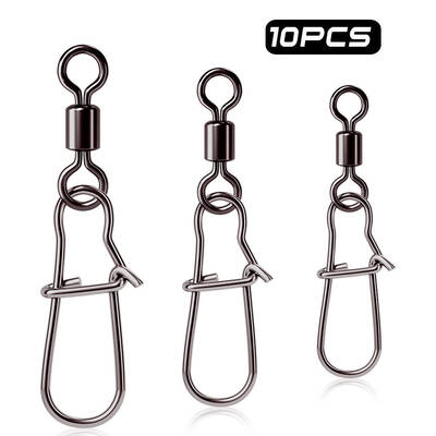 Lock Swivel Snap 1#-3/0# Fishing Connector Accessories