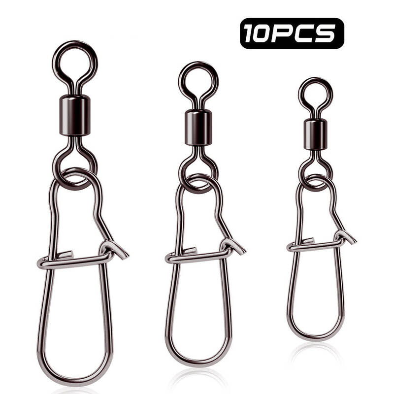 Lock Swivel Snap 1#-3/0# Fishing Connector Accessories