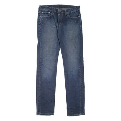 LEVI'S 511 Jeans Mens Blue Slim Straight Stone Wash W32 L34