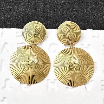 304 Stainless Steel Dangle Stud Earrings
