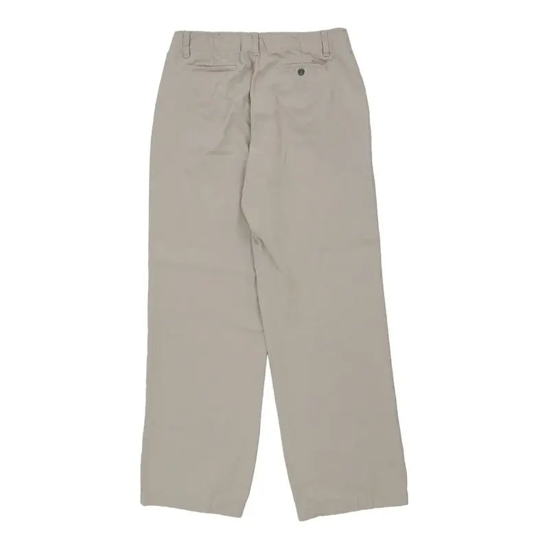 Calvin Klein Jeans Trousers - 30W UK 12 Cream Cotton