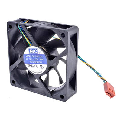 DA07020T12U AVC 7020 70x70x20mm 7cm 12V 0.70A CPU 4-pin PWM Cooling Fan