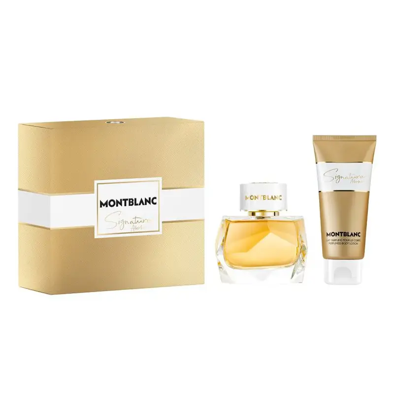 Set Montblanc: Eau de Parfum da donna Signature Absolue 50 ml + Lozione per il corpo Signature Absolue su tutto il corpo 100 ...