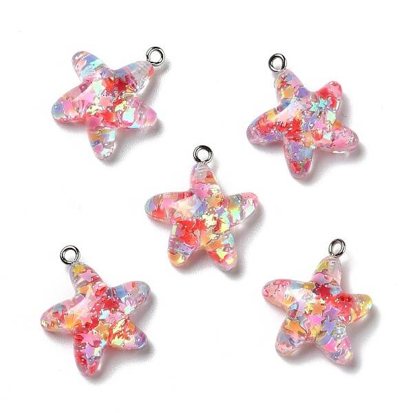 Transparent Resin Pendants