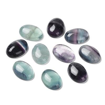 Natural Fluorite Cabochons