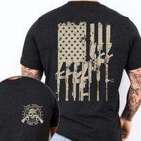 One Nation Under God, 2nd Amendment Patriotic American T-Shirt - Men's Basic Crew Neck Tee, Father's Day, Christmas, Birthday...