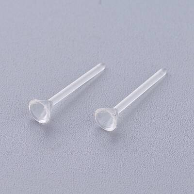 Plastic Stud Earring Findings