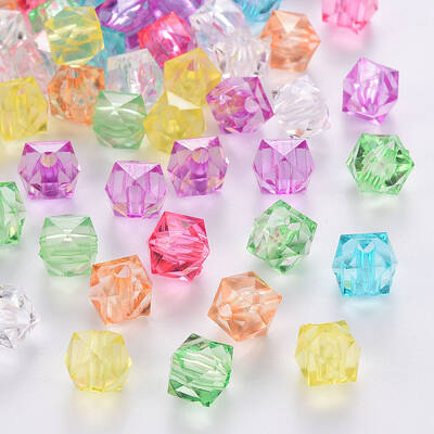 Transparent Acrylic Beads
