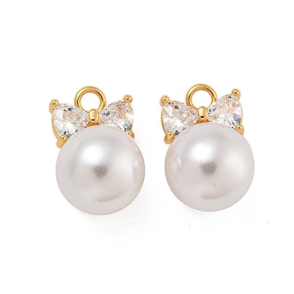 Brass Cubic Zirconia Charms