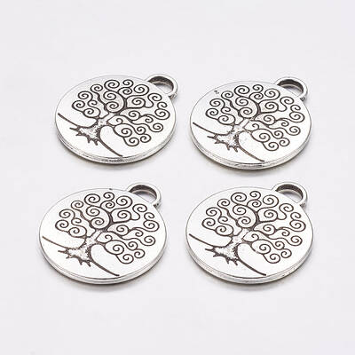 Tibetan Style Tree of Life Alloy Pendants