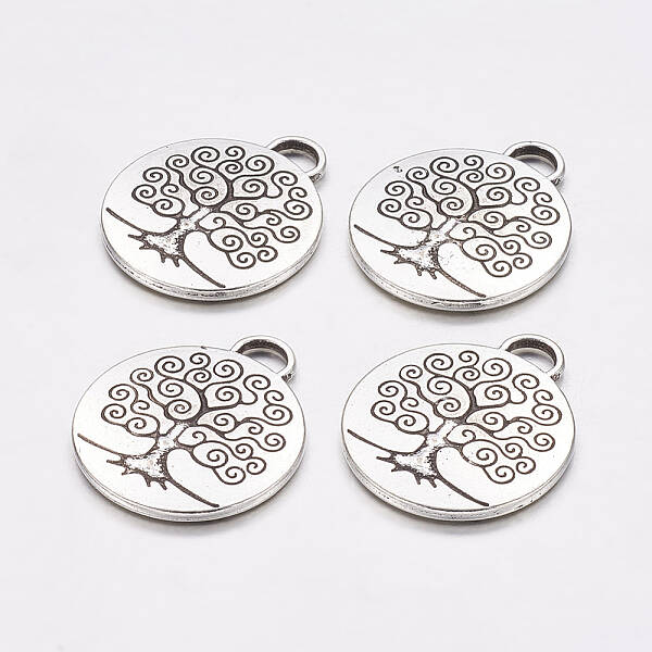 Tibetan Style Tree of Life Alloy Pendants