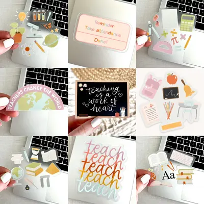 Teacher Sticker, 3x3\