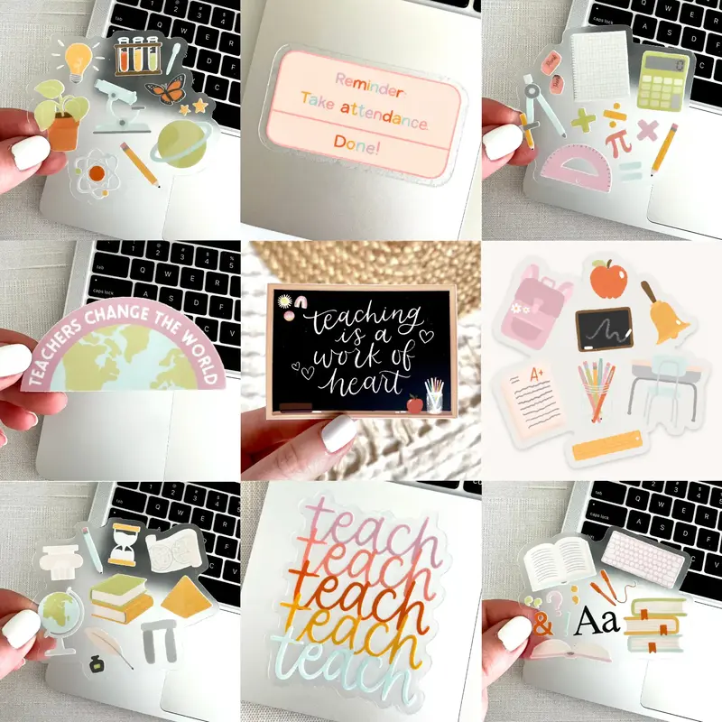 Teacher Sticker, 3x3\
