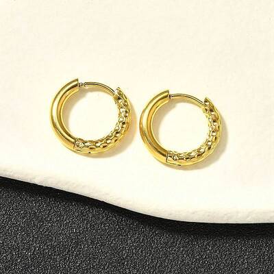 304 Stainless Steel Hoop Earrings for Women