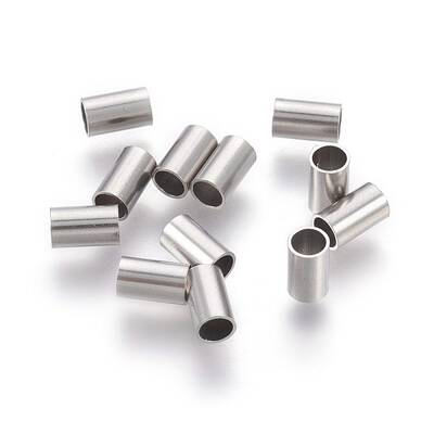 Tarnish Resistant 304 Stainless Steel Tube Beads
