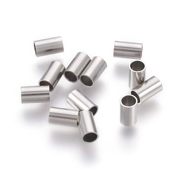 Tarnish Resistant 304 Stainless Steel Tube Beads