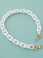 60cm Chain Decor Bag Strap, Fashionable Chain Decorated Shoulder Strap for Women's Bag, Casual Versatile Bag Strap for Daily ...